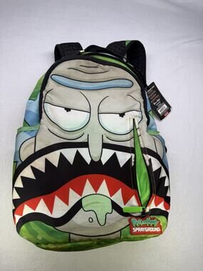 Rick N Morty Spray Ground Backpack Bag 2018 Journey Begins Limited Edition Clean